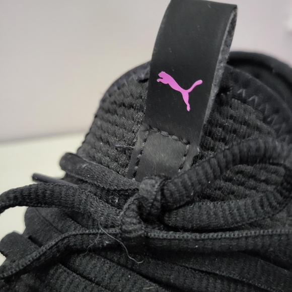 Puma Women's Black and Purple Sneakers - Picture 5 of 7